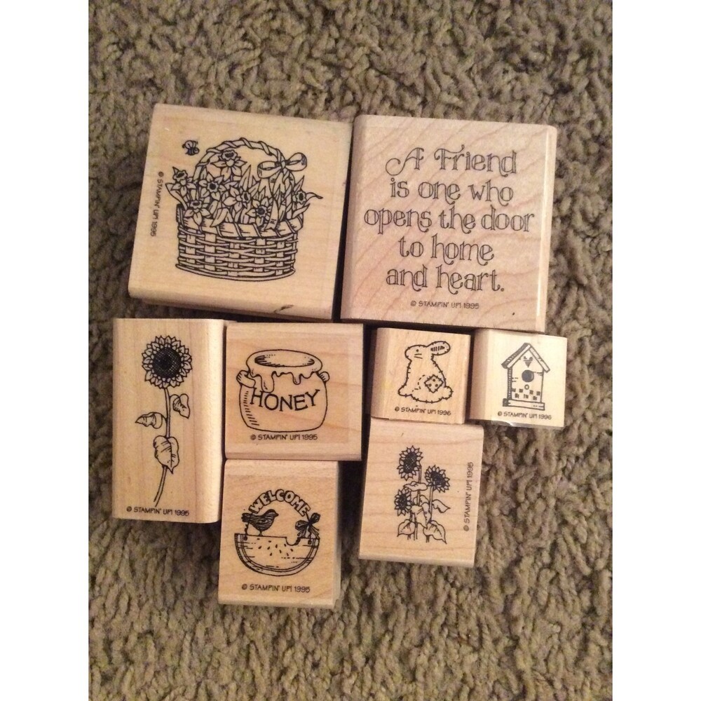INVENTORY REDUCTION SALE. 8 Stampin Up Stamps B34